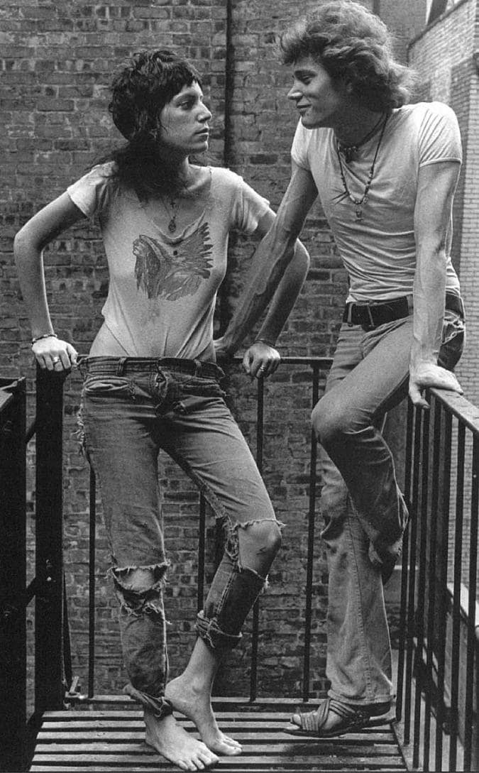 Robert Mapplethorpe and Patti Smith