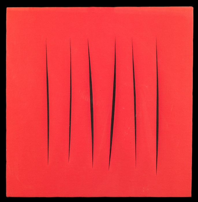 Lucio Fontana (1899 - 1968), Concetto Spaziale, At