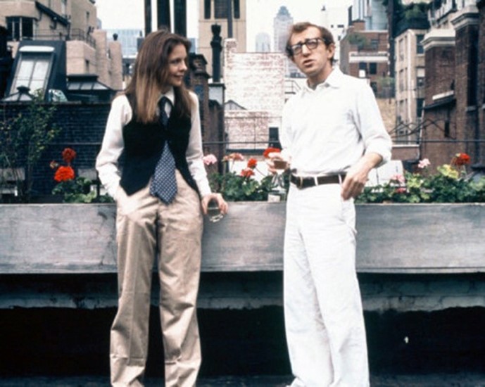 Diane Keaton and Woody Allen in Annie Hall, 1977