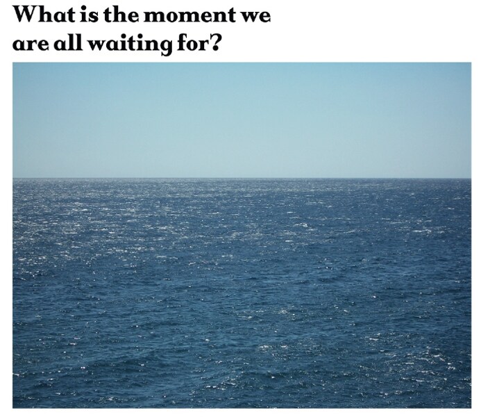 What is the moment we are all waiting for?