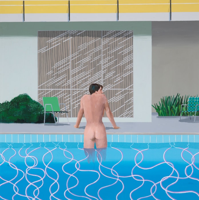 Peter Getting Out of Nick&#39;s Pool 1966
