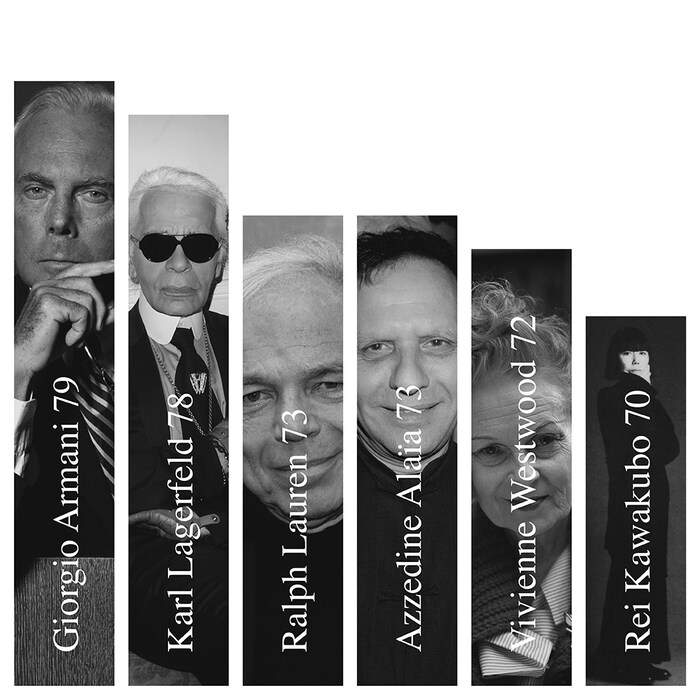 Fashion designers over the age of 70