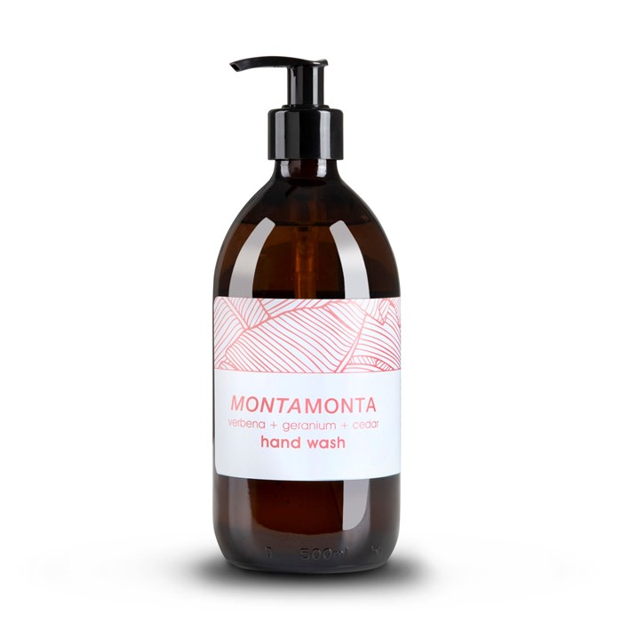 MONTAMONTA: Verbena + Geranium + Cedar Hand Wash, RRP £22.00