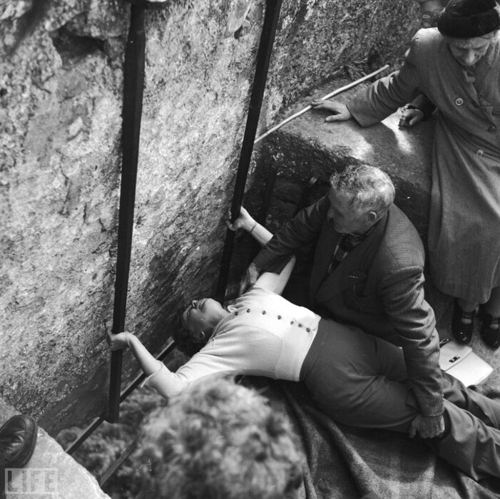 Kissing the Blarney Stone