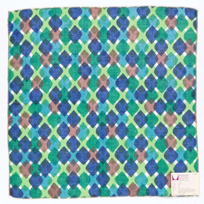 Textile Sample, Feathers, 1957