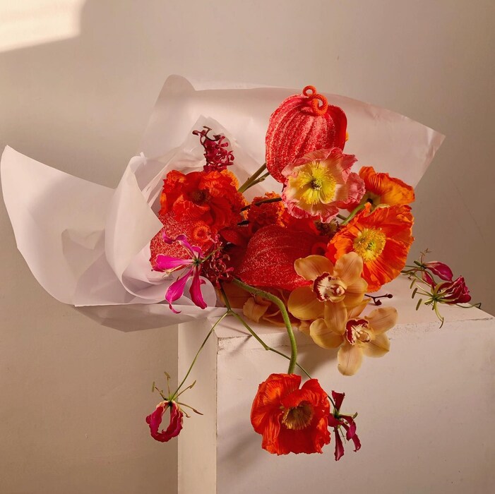 Athlyn Flowers Valentine’s Day arrangement