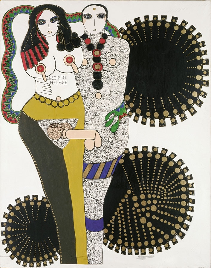 Dorothy Iannone , I Begin To Feel Free, 1970