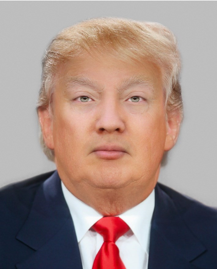 Nancy Burson, What If He Were: Asian, 2018.