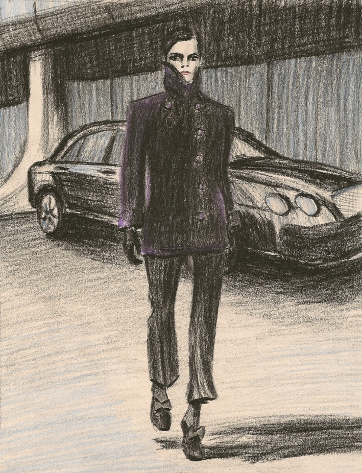 Trousers from the C&#233;line A/W10 collection