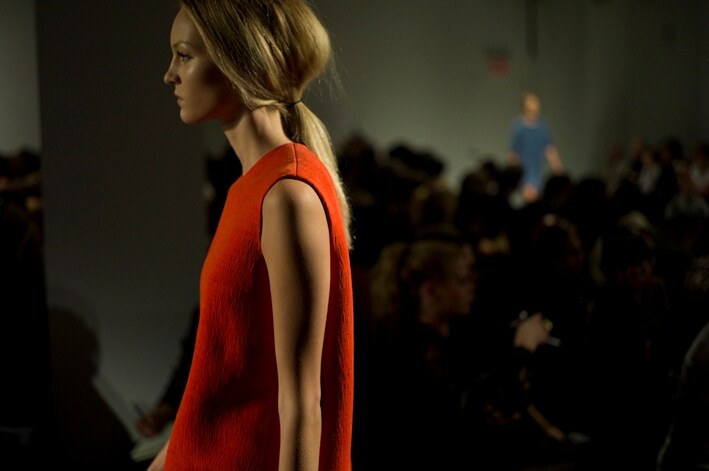 Siri Tollerod at Calvin Klein