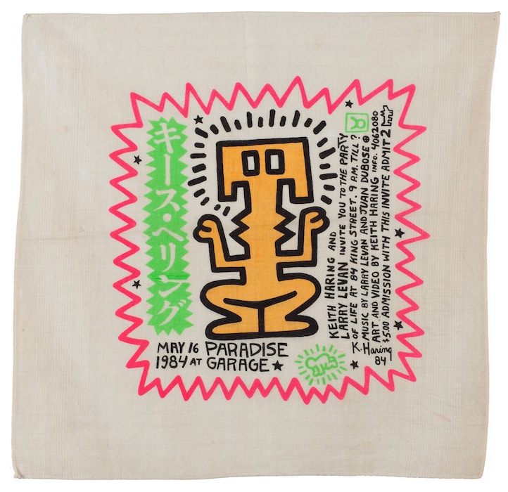 1984c-Keith-Haring-Party-of-Life-party,-Paradise-G