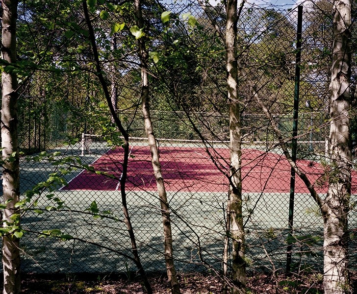 Tennis Court, 2012, by Giasco Bertoli