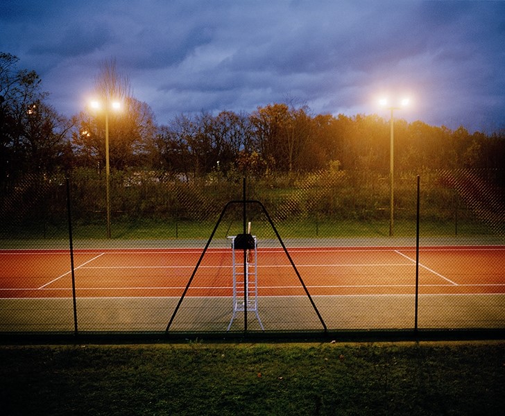 Tennis Court, 2012, by Giasco Bertoli