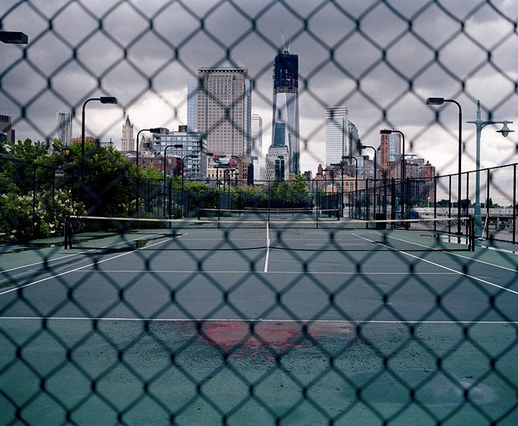 Tennis Court, 2011, by Giasco Bertoli