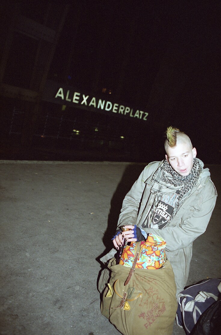 Berlin Homeless Boy, 1992, unpublished personal work