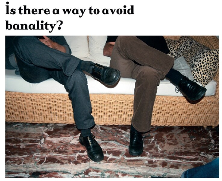 Is there a way to avoid banality?