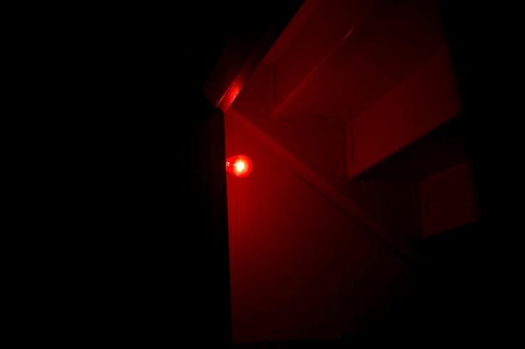 Backstage at Donna Karan