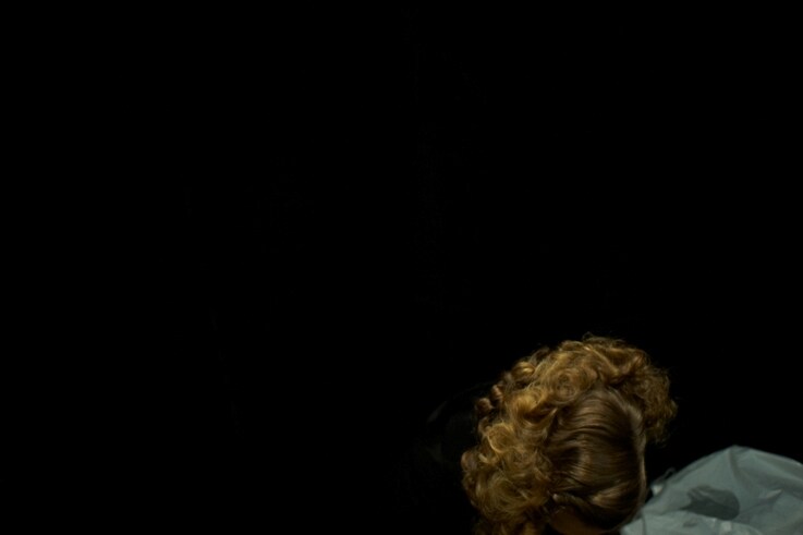 Backstage at Marc Jacobs