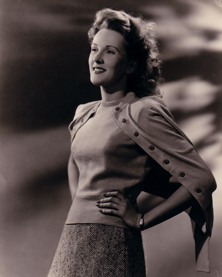 Anne Crawford in a Pringle Twin Set