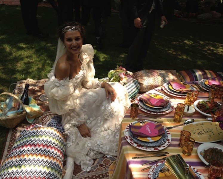 Margherita Missoni&#39;s wedding dress
