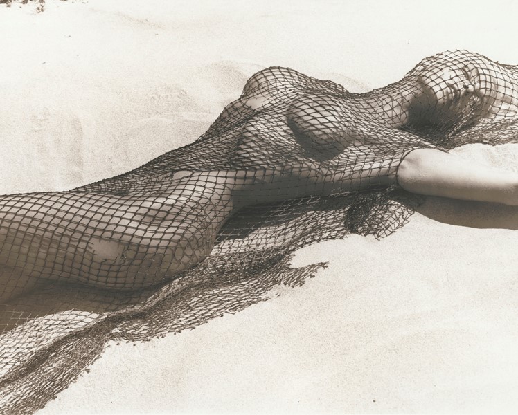 Brigitte Nielsen with Netting, Malibu 1987