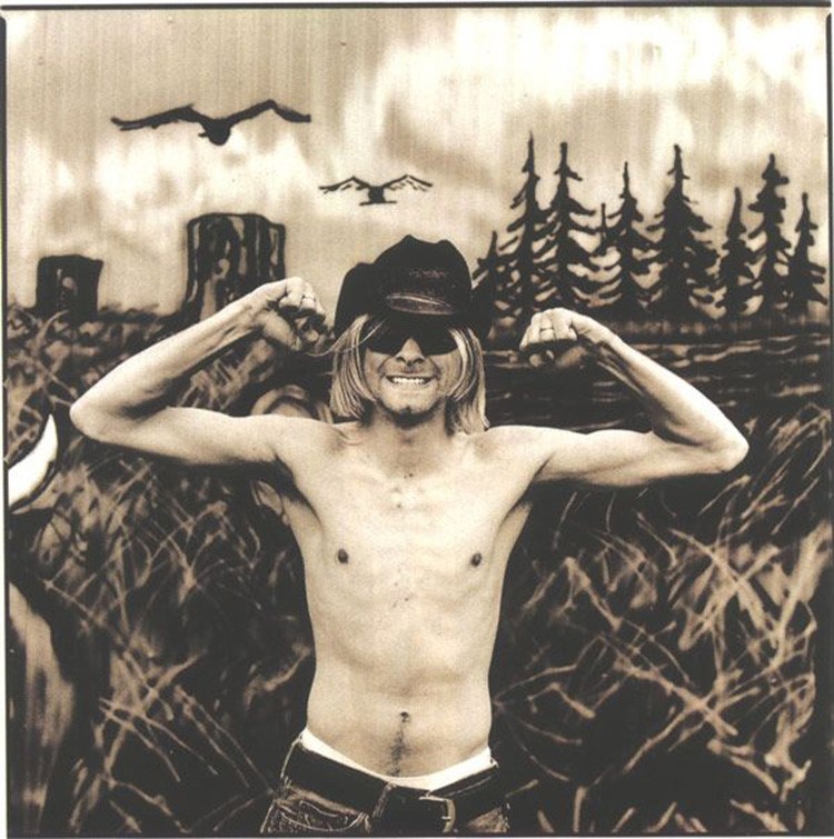 Kurt Cobain on the set of &quot;Heart-Shaped Box&quot;, 1993