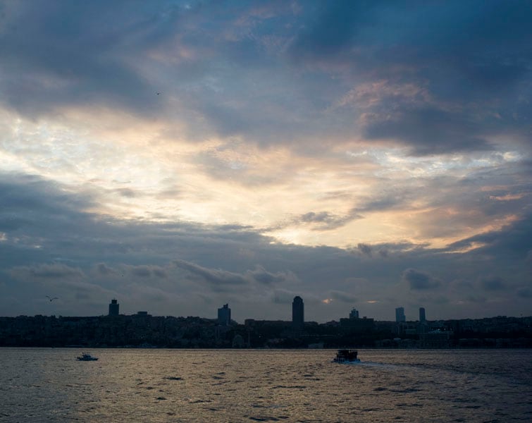 Sunset on the Bosphorus