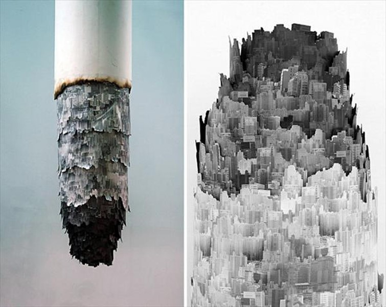 Cigarette Ash Landscapes