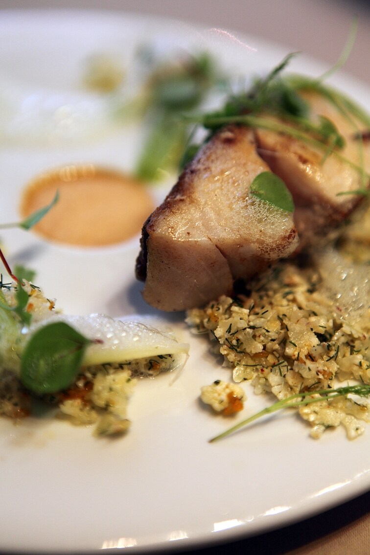 Club Gascon Pollock and Cauliflower Couscous