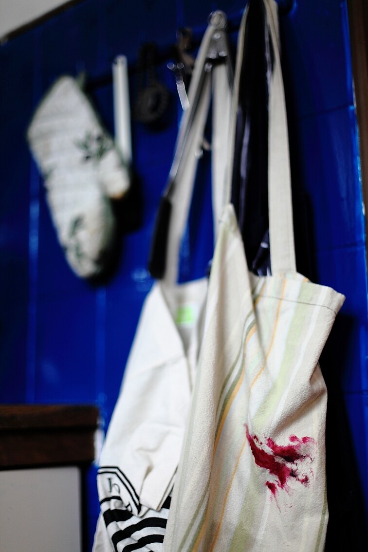 A &#39;bloodied&#39; apron