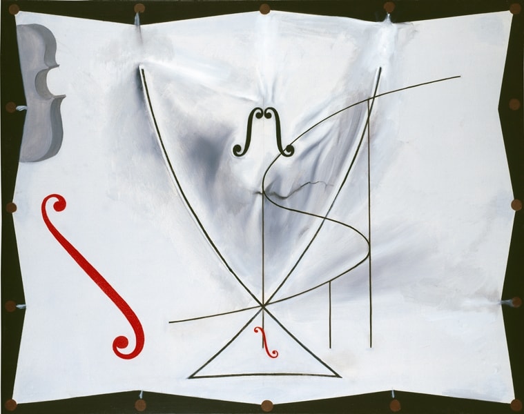 Untitled. “queue d’aronde” (swallow’s tail) and cellos, 1983