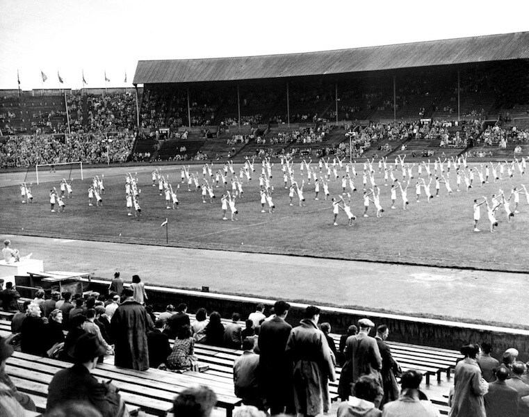 Swedish Gymnastic Association at Wembley Stadium, 1948