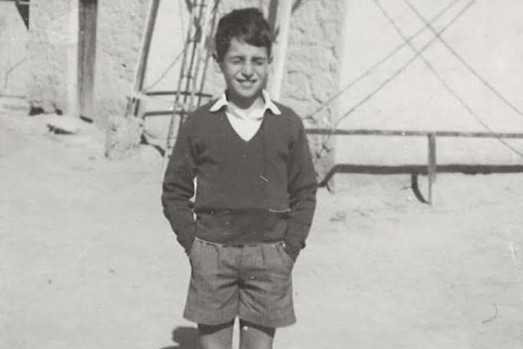 Andr&#233; Aciman, aged 14