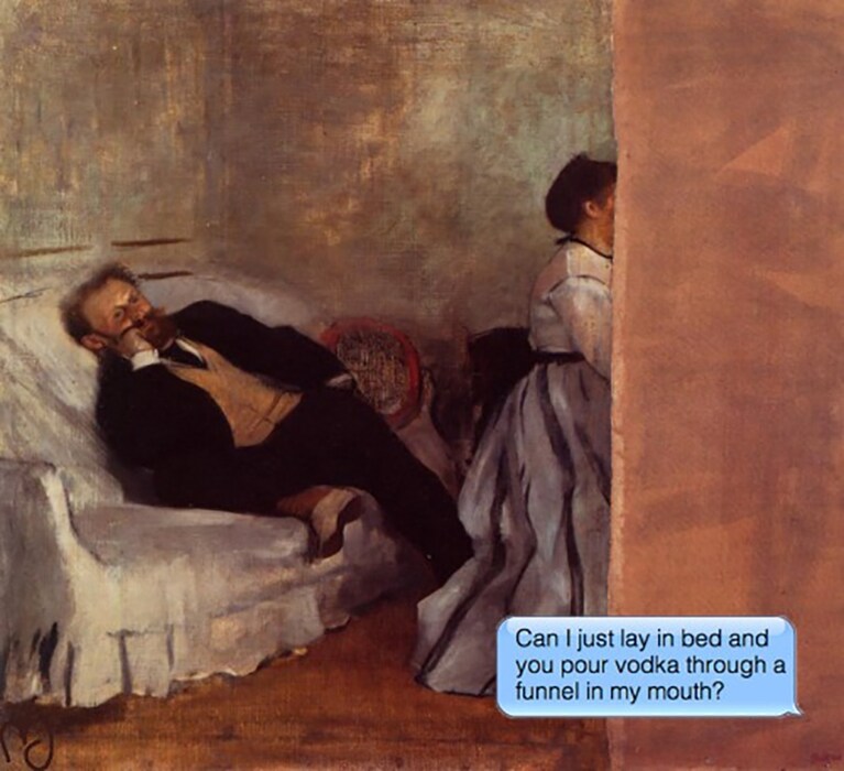 Edgar Degas, M and Mme Edouard Manet, 1869