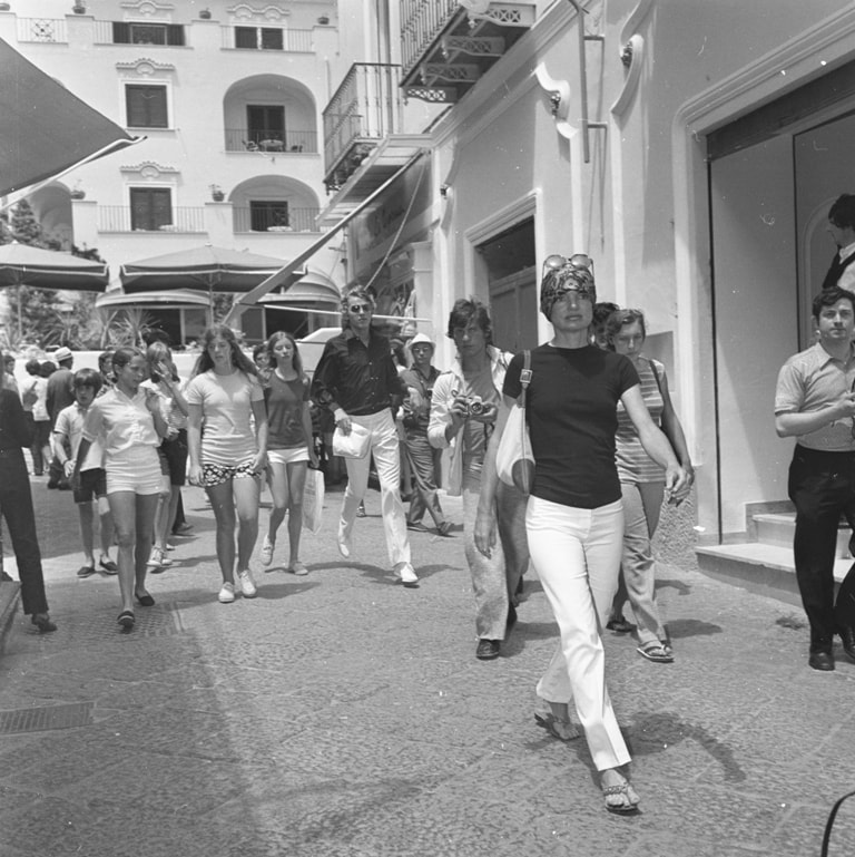 Jackie Onassis in Capri