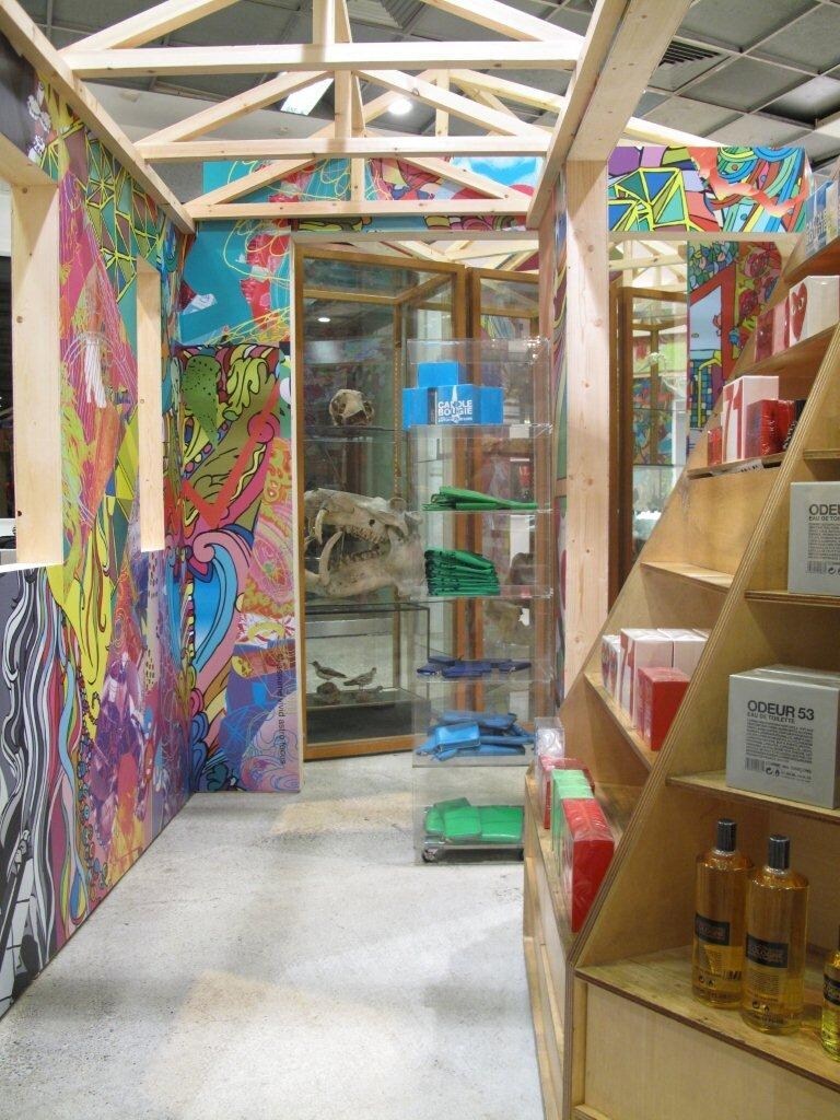 In-store at Dover Street Market