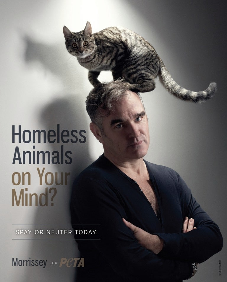 Morrissey and Fanny for PETA