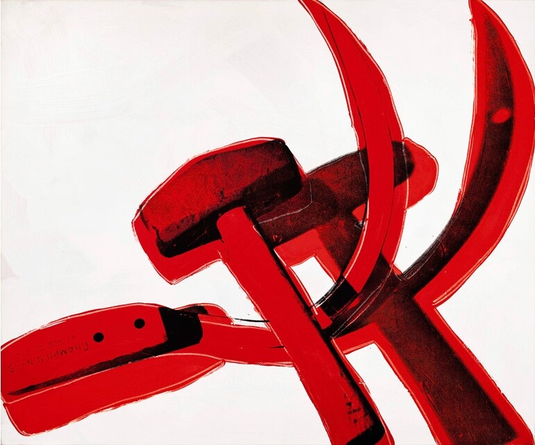 Andy Warhol, Hammer and Sickle, 1977