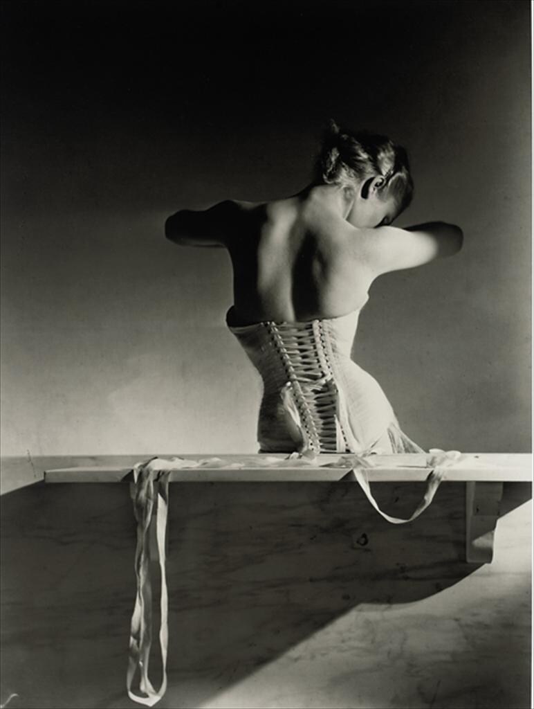 Mainbocher corset, 1939. Photography by Horst P. Horst.