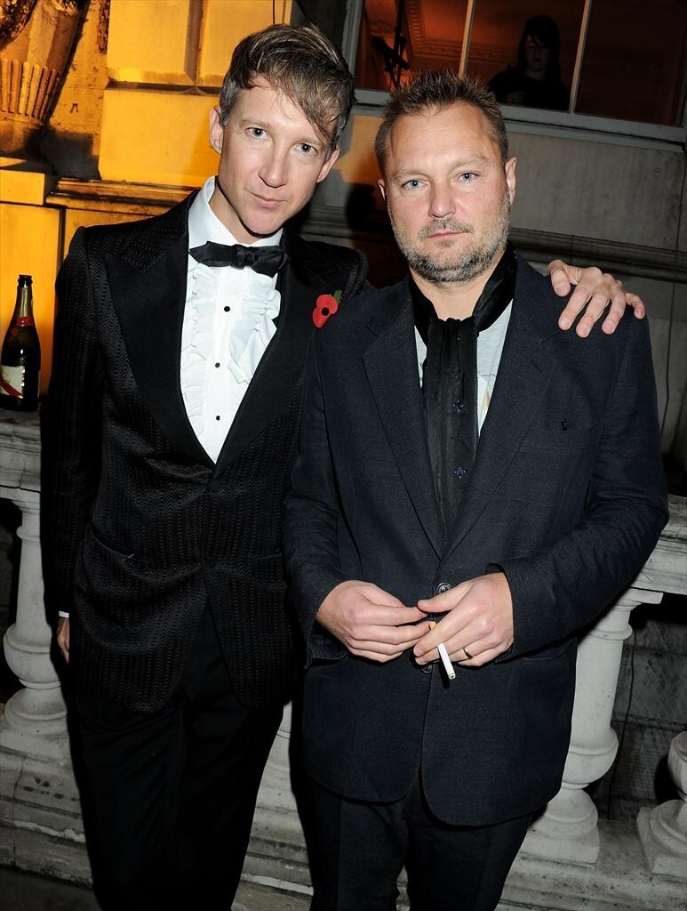 Jefferson Hack and Juergen Teller at the Dazed 20th Annivers