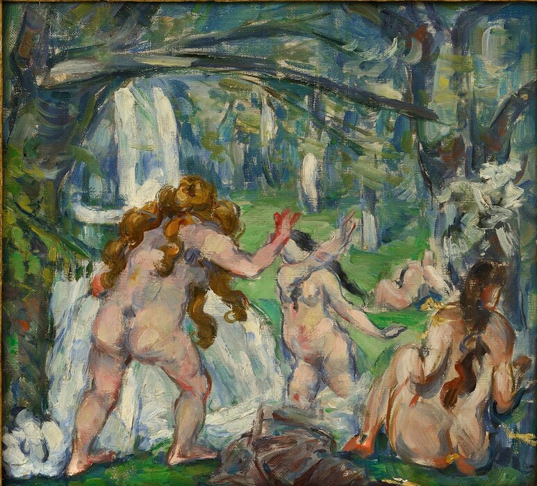 Paul C&#233;zanne,Three Bathers, c. 1875