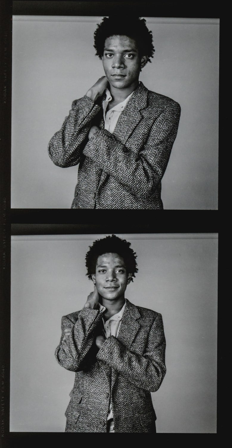 Jean Michel Basquiat fashion style studio Richard Corman