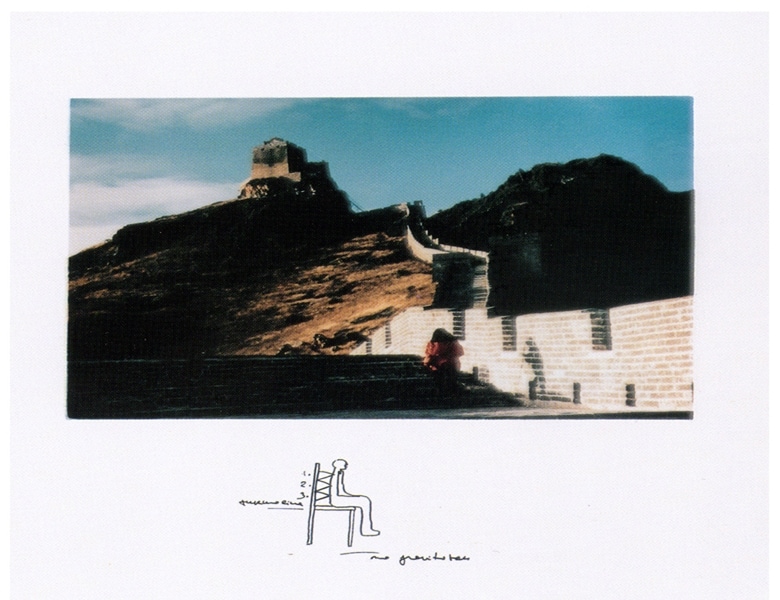 The Lovers, Seated Figure by Marina Abramovic