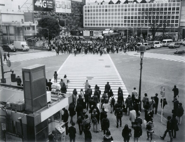 Shibuya&#39;s famous Barnes Dance