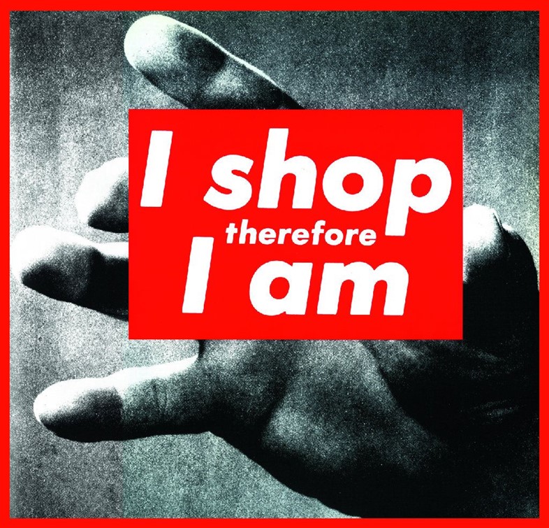 Untitled (I shop therefore I am ), 1987
