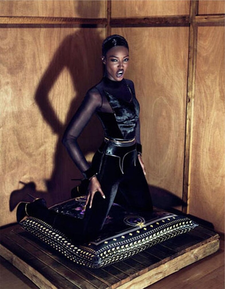 Givenchy A/W11 featuring Naomi Campbell