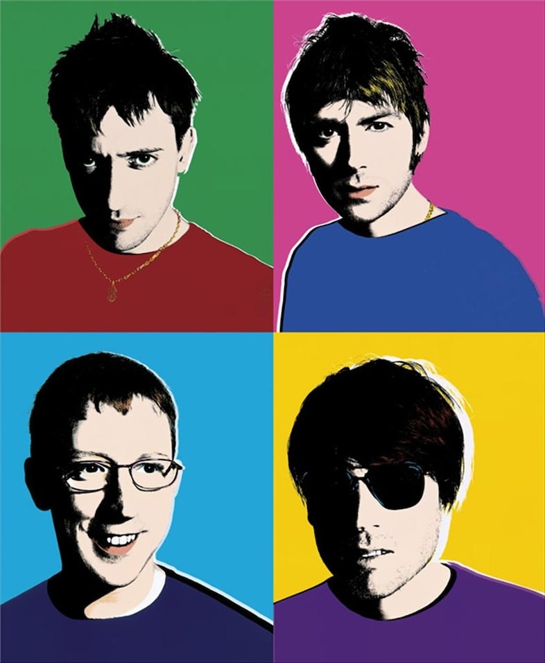 Blur: Boys Who Like Girls, July 1999. Photography by Rankin