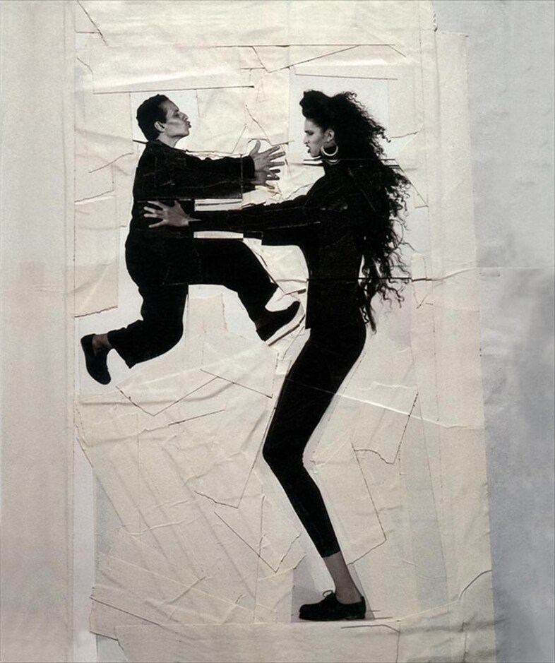 Azzedine et Farida, deconstructed picture, 1984