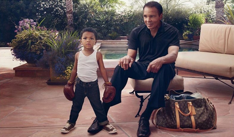 Muhammad Ali in Louis Vuitton&#39;s latest Core Values campaign