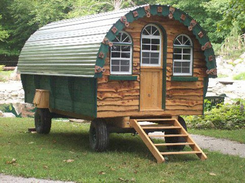 Tiny House on wheels by Wooly Wagons